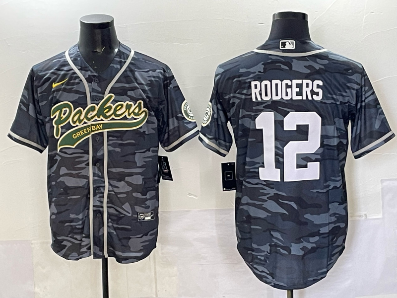 Men Green Bay Packers #12 Rodgers camo Nike NFL 2025 jersey 02->green bay packers->NFL Jersey